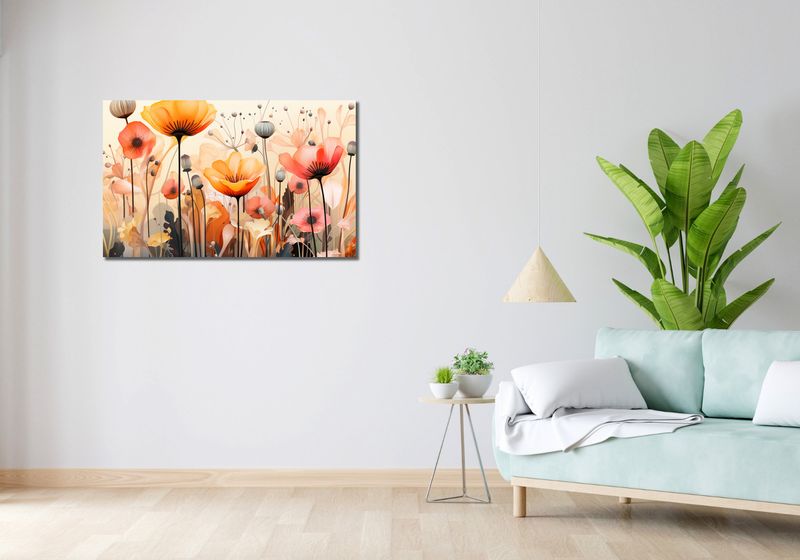 Obraz 100x60cm Taneczne Maki zdjęcie 2