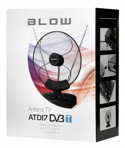 MOCNA antena aktywna pokojowa TV MUX-8 DVB-T2 DVBT na Arena.pl