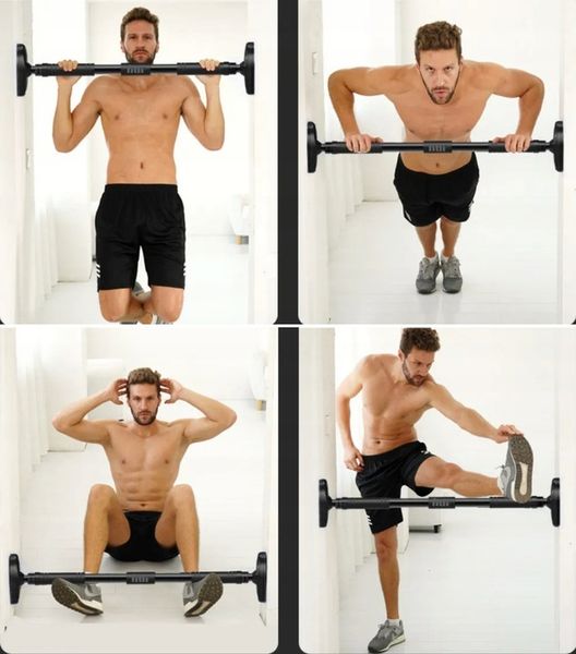 DRĄŻEK DO PODCIĄGANIA drążek ROZPOROWY do ćwiczeń REGULOWANY STALOWY 69-100 zdjęcie 6