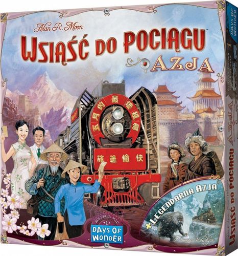 Gra Wsiąść Do Pociągu Kolekcja Map - Azja na Arena.pl
