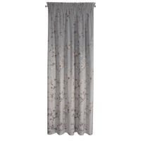 Zasłona zaciemniająca błyszcząca na taśmie SELENA 140X270 srebrna