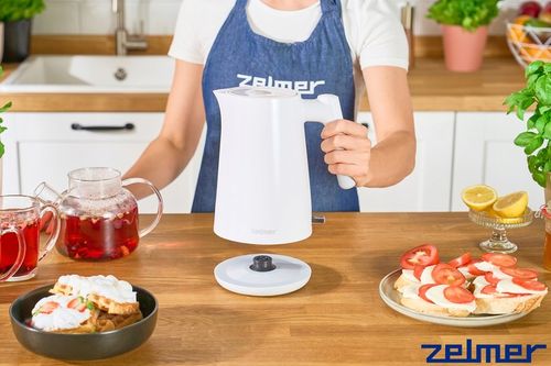 CZAJNIK ELEKTRYCZNY ZELMER BEZPRZEWODOWY STAL NIERDZEWNA CICHY 1L 2200W na Arena.pl