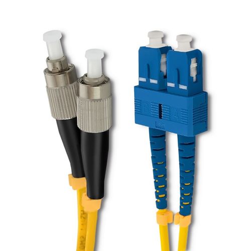 Qoltec Patchcord światłowodowy SC/UPC - FC/UPC | Singlemode | 9/125 | G652D | Duplex | 1m na Arena.pl