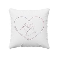 Kocham Cię dzisiaj, jutro, zawsze - poduszka z nadrukiem