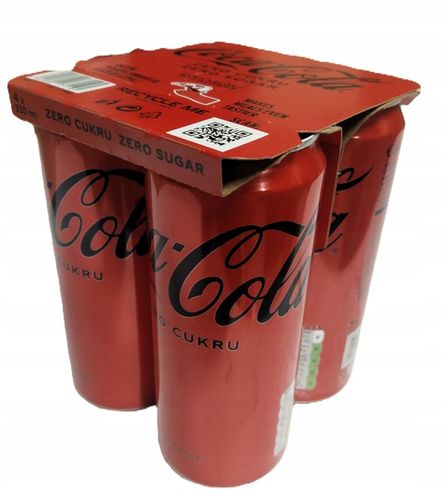 Napój gazowany Coca-Cola ZERO 330 ml, ZGRZEWKA 24 SZTUKI na Arena.pl