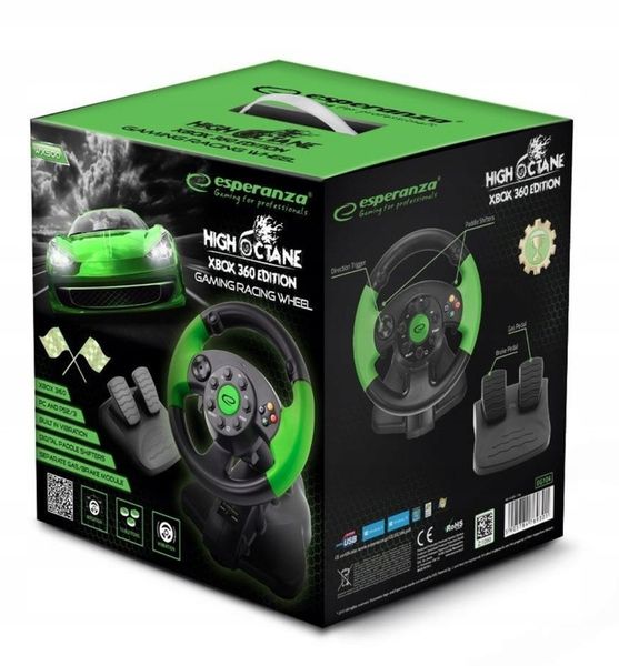 KIEROWNICA Z WIBRACJAMI XBOX 360 PC PS3 USB PEDAŁY WIBRACJE MULTIINTERFEJS zdjęcie 5