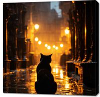 Obraz 90x90cm Samotna Wędrowczyni