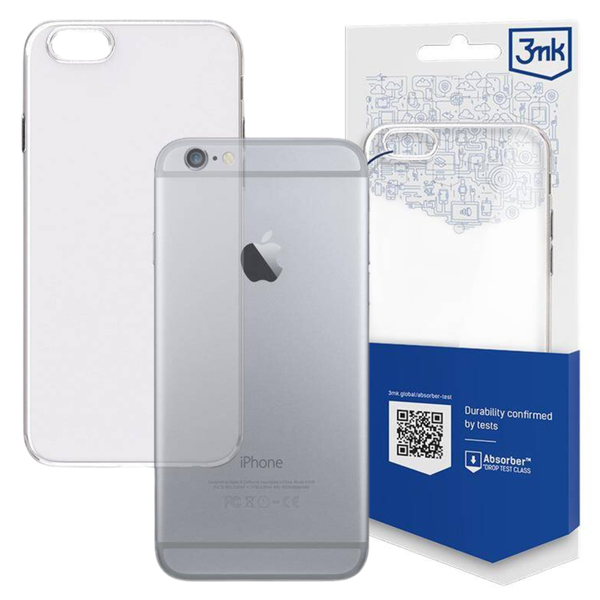apple iphone 6/6s - 3mk clear case zdjęcie 3