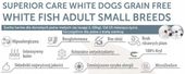 Nature's Protection Superior Care White Dogs Mini Adult RYBA 1,5 kg NA WAGĘ