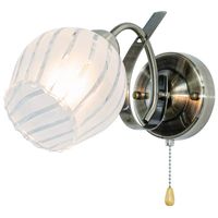 1-punktowy kinkiet retro 7138/1 21QG włącznik mosiądz