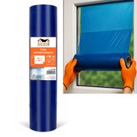 FOLIA SAMOPRZYLEPNA DO OKLEJANIA OKIEN OCHRONNA NIEBIESKA ROLKA UV 5Ocm 50m