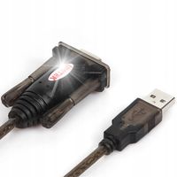 Unitek Y-105A konwerter z USB n RS-232 + adapter DB9F/DB25M 9 pin na 25 pin