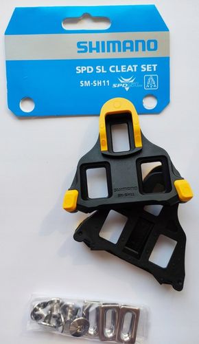 Bloki SHIMANO SPD-SL SM-SH11 żółte 6 stopni na Arena.pl