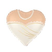 Balon foliowy serce Panna Młoda, 45 cm