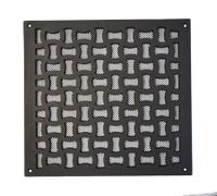 KRATKA WENTYLACYJNA NR 29A KWADRATOWA DUŻA Z SIATKĄ ŻELIWNA KOMINKOWA ŻELIW