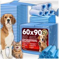 PODKŁADY DLA PSÓW Higieniczne Maty Dla Psa Do Sikania Zwierząt 60x90 50szt