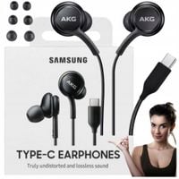 Oryginalne Słuchawki Samsung by AKG l USB-C Typ C Czarne