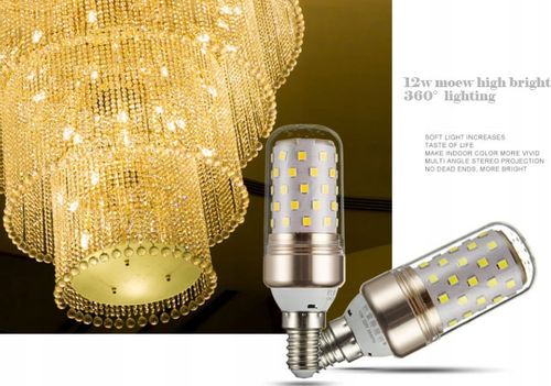 ŻARÓWKA DIODOWA E-27 CORN LED 16 W CIEPŁA W-WA na Arena.pl