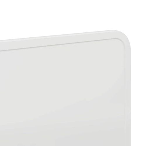 Zagłówek Z zagłówkiem Biały 150 cm Materiał drewnopochodny na Arena.pl