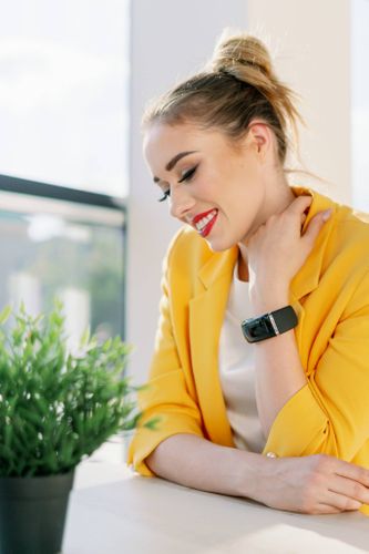 Smartwatch Garett iONE czerwony na Arena.pl