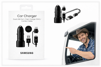 Ładowarka Samochodowa Samsung EP-L1100 2x USB Fast Charge + Kabel Combo