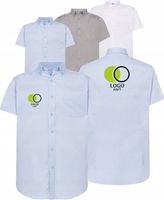Koszula męska na krótki rękaw TWÓJ HAFT LOGO GRAFIKA firmowa reklamowa 5szt