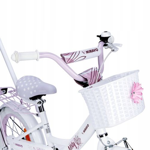 ROWEREK DZIECIĘCY 16 CALI ROWER DLA DZIEWCZYNKI KOSZYK I PROWADNIK + GRATIS na Arena.pl