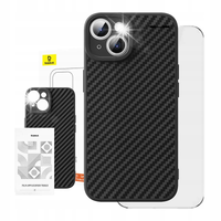 BASEUS WYTRZYMAŁE ETUI OBUDOWA OCHRONNA + SZKŁO HARTOWANE DO IPHONE 15 PLUS