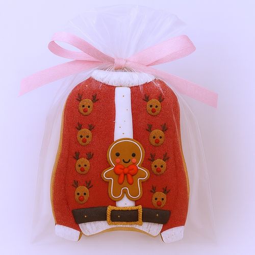 CIASTKO LUKROWANE SWETEREK MIKOŁAJA NO9 BOŻE NARODZENIE RĘCZNIE ROBIONE na Arena.pl