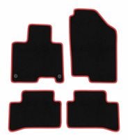 Dywaniki welurowe CARLUX-RED do Kia Sportage V 2021- czarno-czerwone