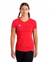 Koszulka T-Shirt damski sportowy casual bawełniana Arena Icons Red R.M