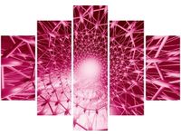 105CM 150CM OBRAZ 5 ELEM TECHNOLOGIA 3D DRUK