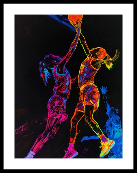 Plakat 30x40cm Mecz W Kosza zdjęcie 3