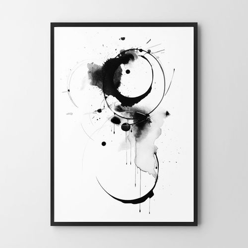 Plakat czarne plakaty 50x70 cm na Arena.pl