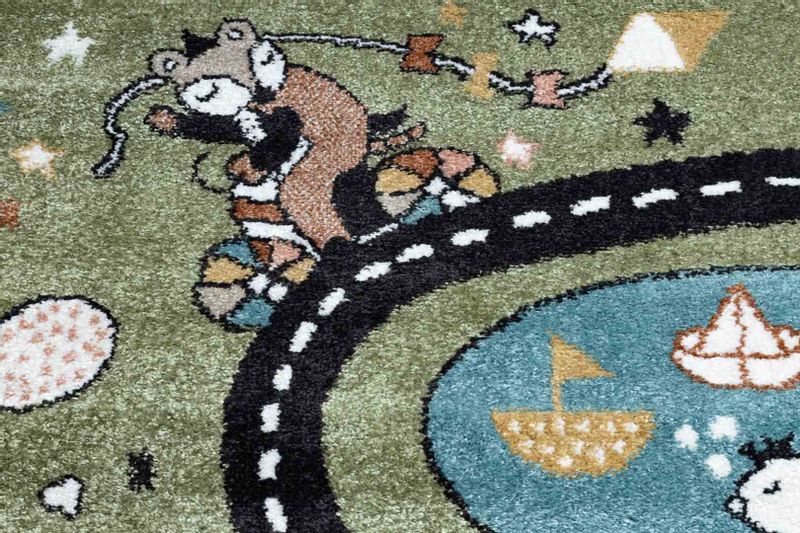 RUG/LU/BEO/ROUTE/GREEN/160x220 zdjęcie 3