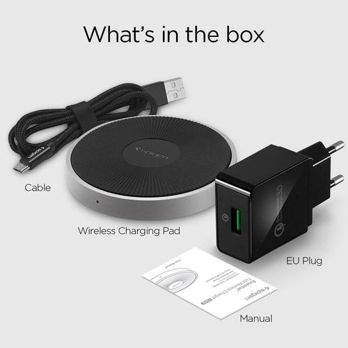 SPIGEN F306W WIRELESS FAST CHARGER BLACK na Arena.pl