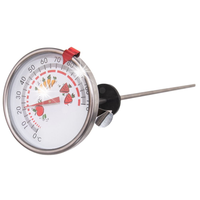 TERMOMETR DO WEKOWANIA STALOWY Z SONDĄ 28 CM DO MIERZENIA TEMPERATURY