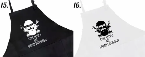 FARTUCH FARTUSZEK DLA STYLISTKI FRYZJERKI MANICURZYSTKI NA PREZENT na Arena.pl