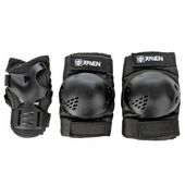 Zestaw 3 ochraniaczy Raven Verba Black Junior S