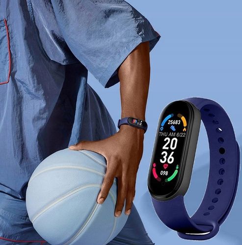 SMARTBAND M6 ZEGAREK SMARTWATCH DAMSKI MĘSKI DLA DZIECI BAND OPASKA SPORT na Arena.pl