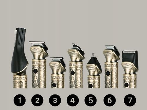 Maszynka Do Strzyżenia Włosów, Brody 7W1 - Trymer Do Nosa + Golarka na Arena.pl