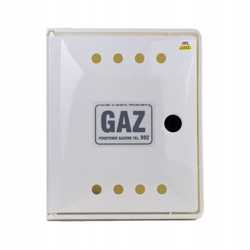 Skrzynka gazowa na zawór gazowy odcinający 250 x 300 x 150 szafka biała na Arena.pl