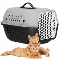 TRANSPORTER DLA ZWIERZĄT PSA KOTA KRÓLIKA KLATKA KOJEC BOX DUŻY MOCNY