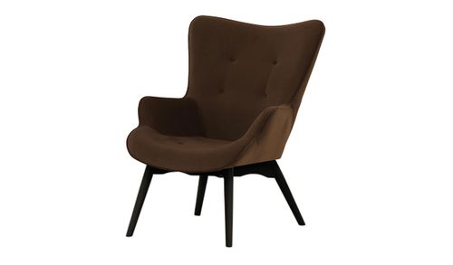 Fotel Ducon Velvet-Kronos 6-czarny na Arena.pl