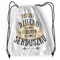 Plecak Sportowy Szkolny Dla Pauliny Córki Dziecka Z Nadrukiem Ze Zdjęciem