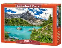 Puzzle 2000-elementów Lake Sorapis, Alps, Italy C-201006-2