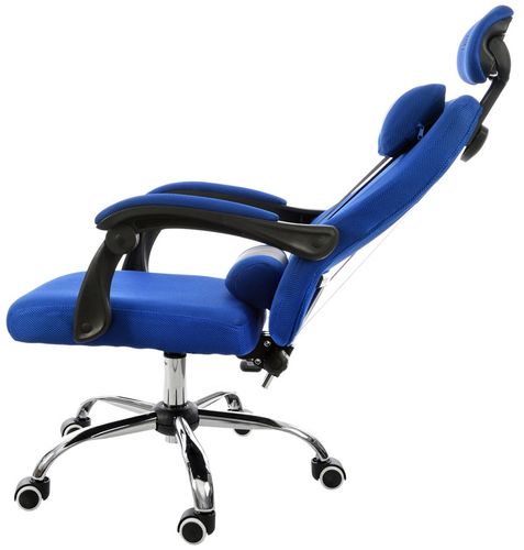 Fotel biurowy GIOSEDIO niebieski, model GPX008 na Arena.pl