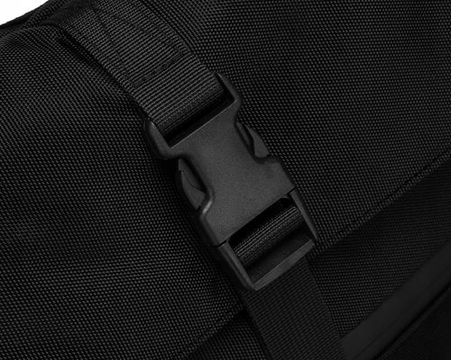 czarny sportowy plecak typu roll-top na regulowanych szelkach - peterson na Arena.pl