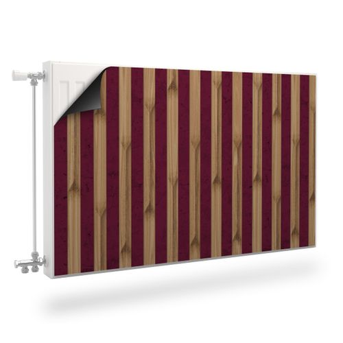 Mata Magnetyczna Na Grzejnik Lamele 3D Imitacja Drewna 80cm x 60cm na Arena.pl