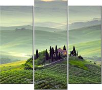 90 80CM OBRAZ T3 ELEM GOSPODARSTWO TOSKANII DRUK ŚCIENNY